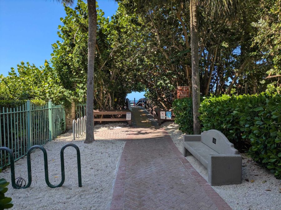 South marco beach entrance 1