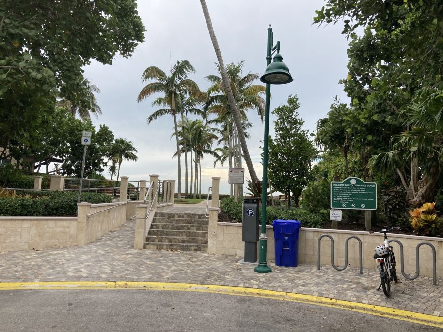 Bike parking downtown naples beaches