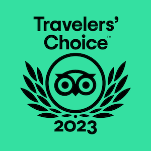 TripAdvisor Travelers' Choice 2023 badge